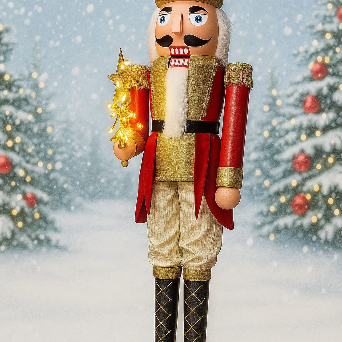 GENERICO - CASCANUES MUSICAL CON MOVIMIENTOS MIDE 1.65 CM CON SENSOR ALTA GAMA