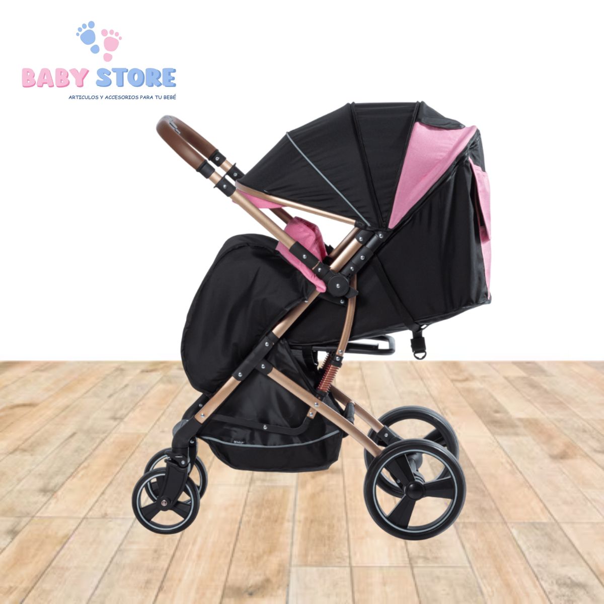 EBABY - Coche Maleta Rudi Ebaby  Plegable y Portátil para Bebés