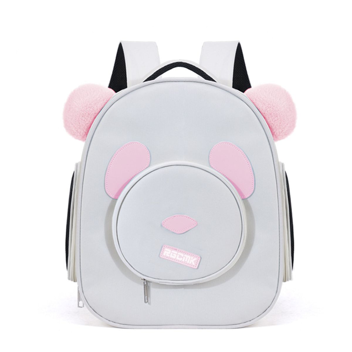 GENERICO - Mochila transportadora para gato - osito 40x33x22cm - Rosa