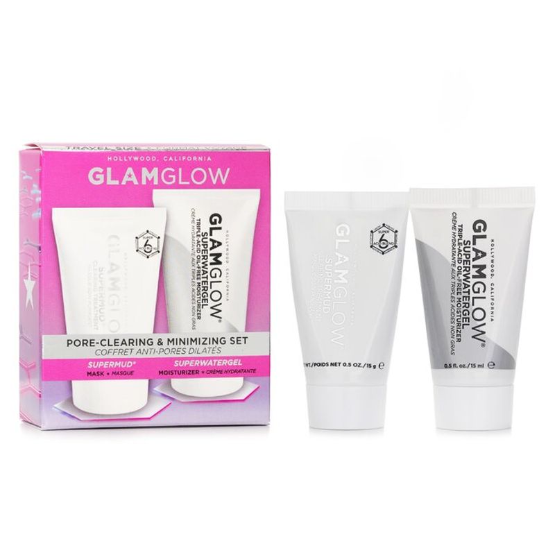 GLAMGLOW - Set limpiador y minimizador de poros Tratamiento limpiador 2pcs GLAMGLOW