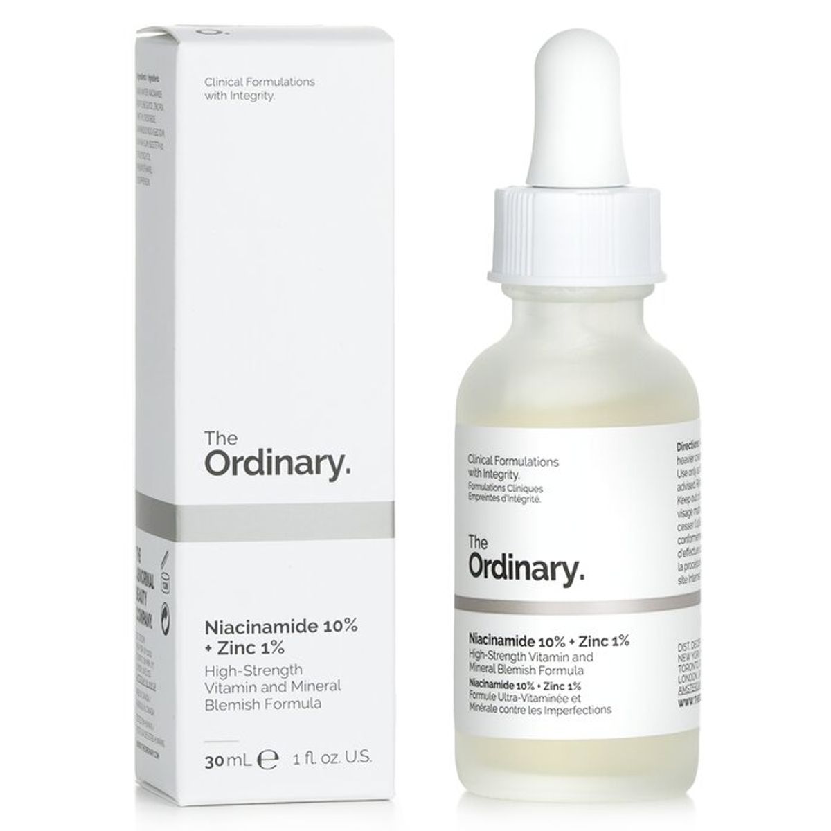 THE ORDINARY - Niacinamida 10% + Zinc 1% 30ml The Ordinary