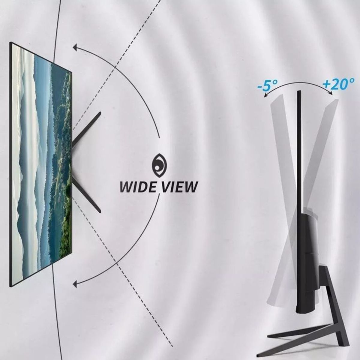 U BUY - Monitor 24 Pulgada Ips Hdmi