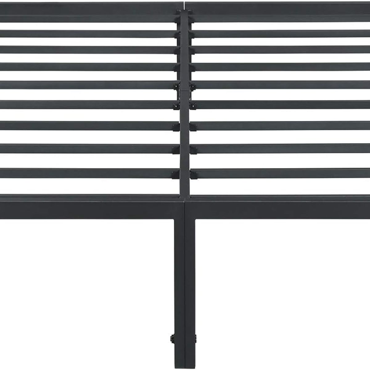 ANYHOGAR - Base De Cama 2 Plazas150x190x35cm Color Negro