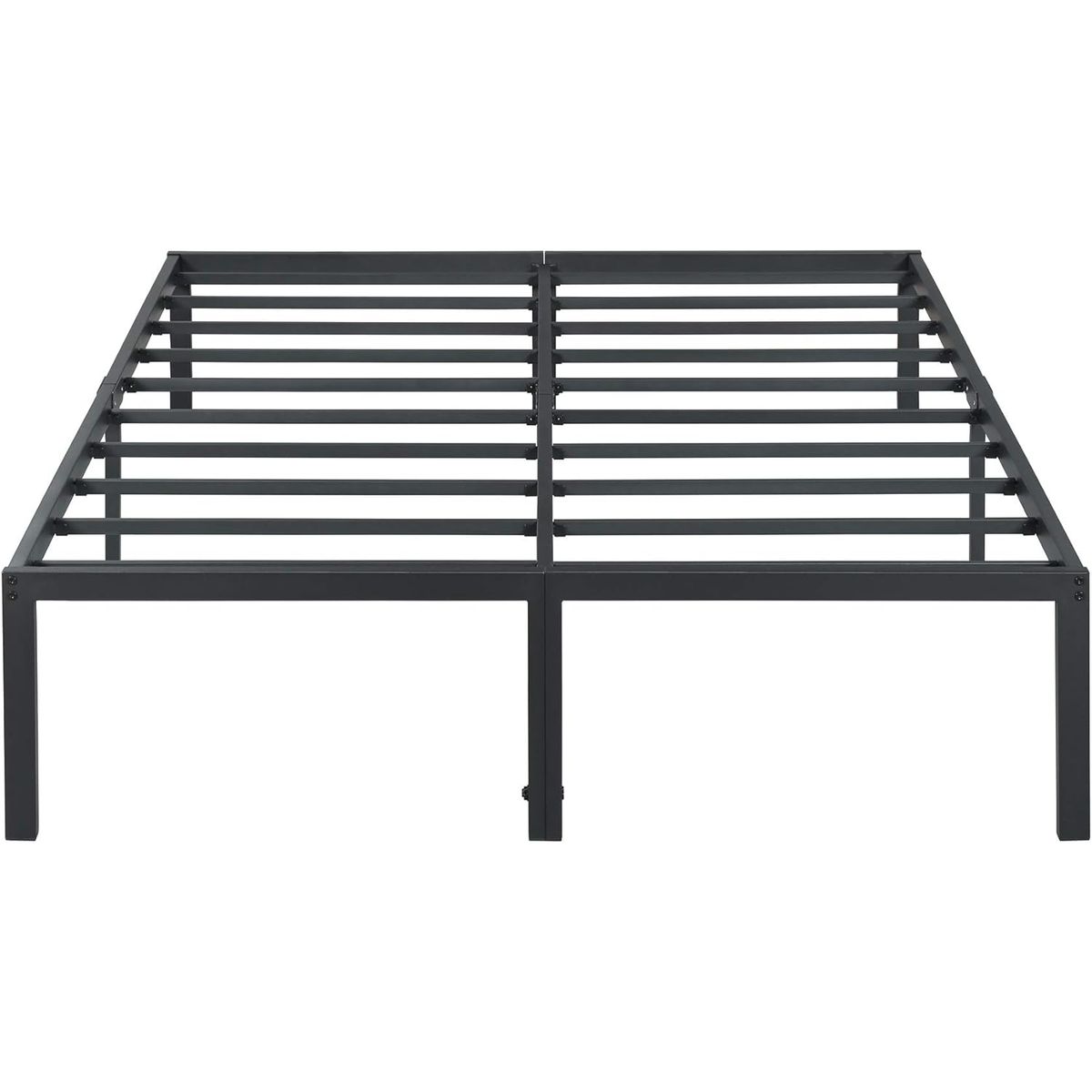 ANYHOGAR - Base De Cama 2 Plazas150x190x35cm Color Negro