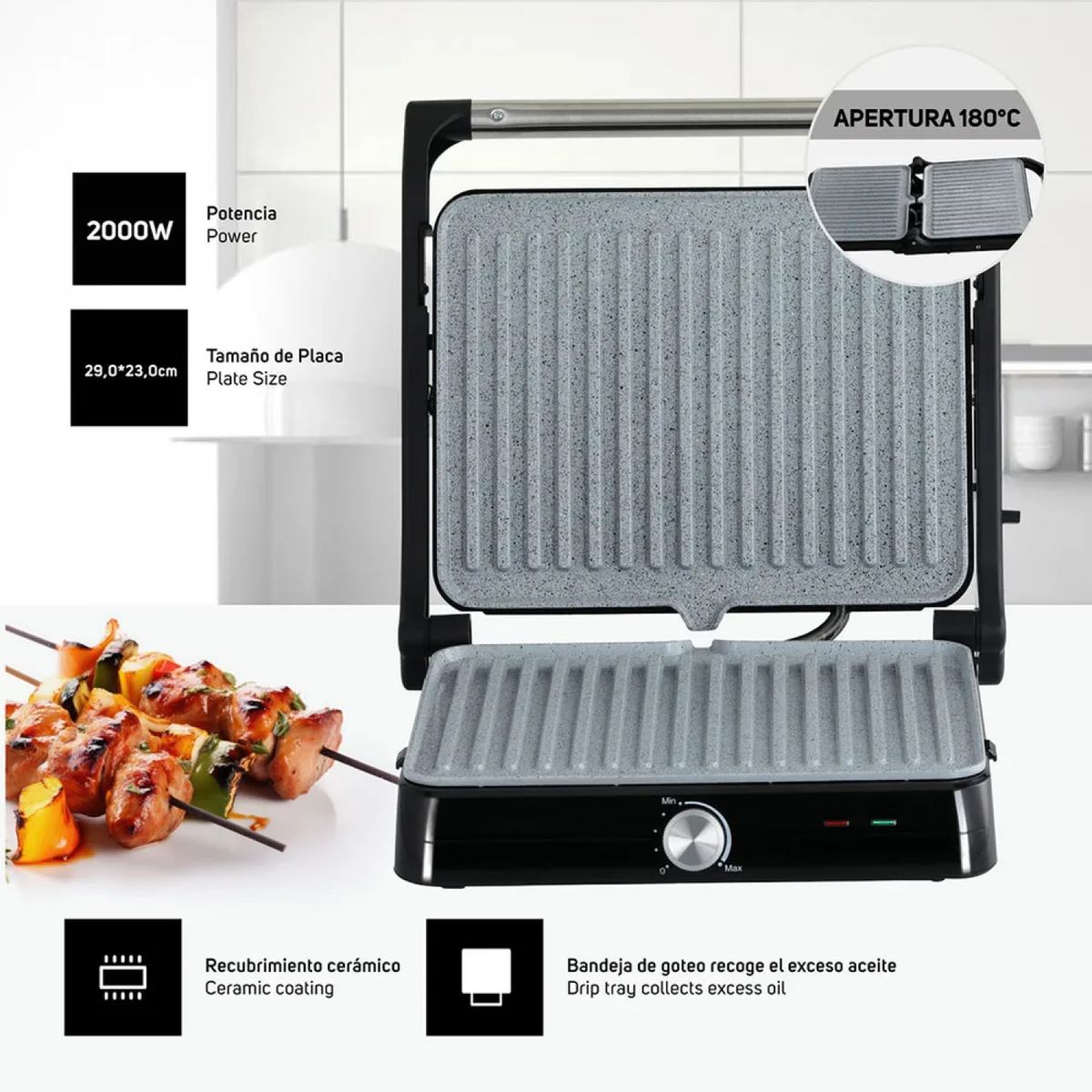 TAURUS - PARILLAGRILL TAURUS 2000W ASTERIA II