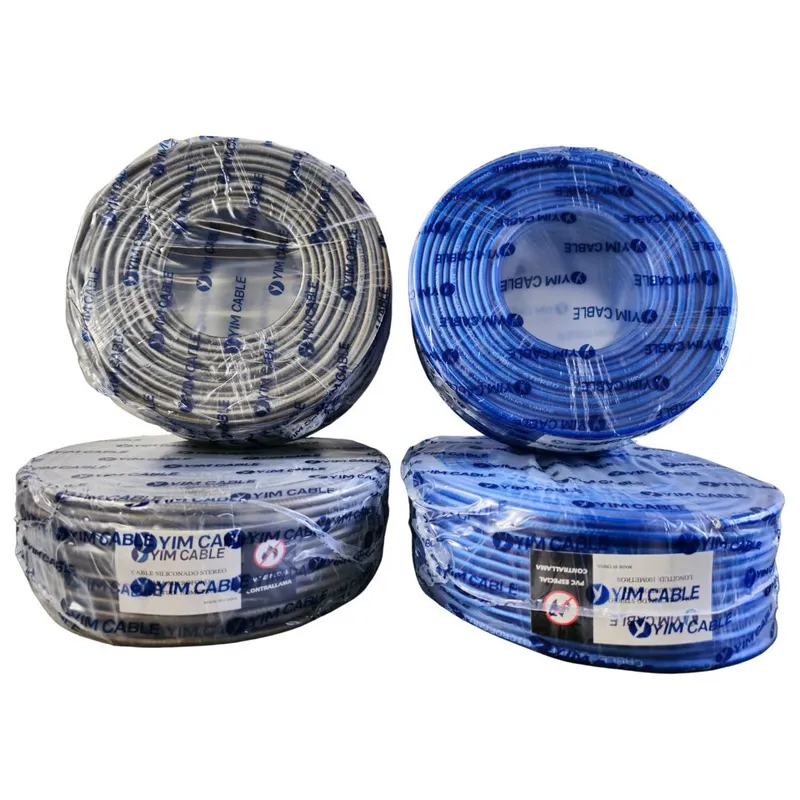 GENERICO - Cable para Micrófono Escarchado Negro  Azul