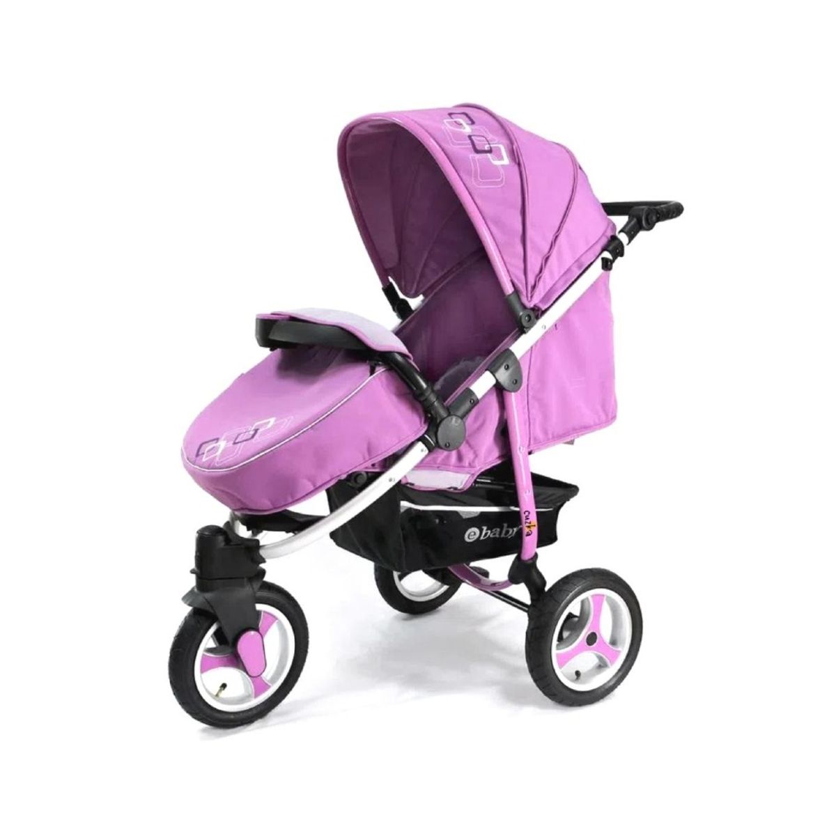 EBABY - Coche 3 Ruedas para Bebés EBABY «BRUCELA DELUXE» Pink