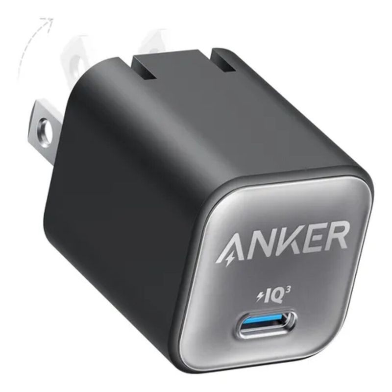 ANKER - CARGADOR ANKER 511 NANO 3 30w  NEGRO