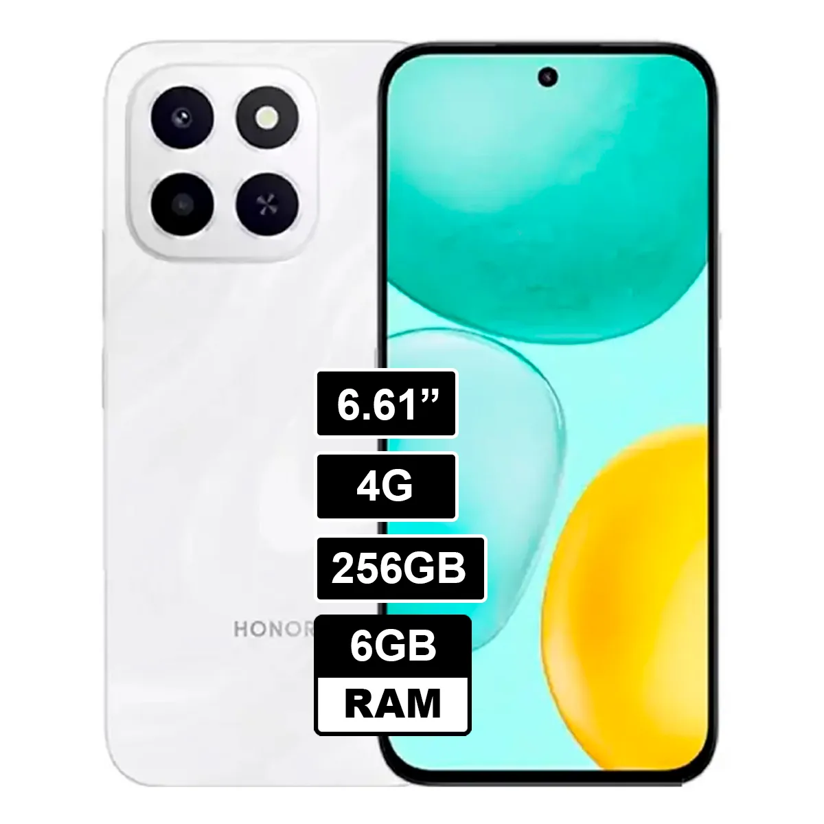 HONOR - Celular Honor X6C 256GB 6GB RAM Blanco