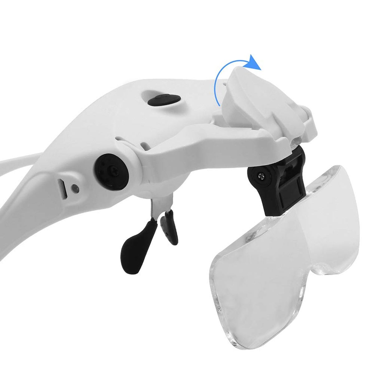 GENERICO - Lupa De Cabeza Recargable Con Luz Led + 5 Lentes Cosmiatra