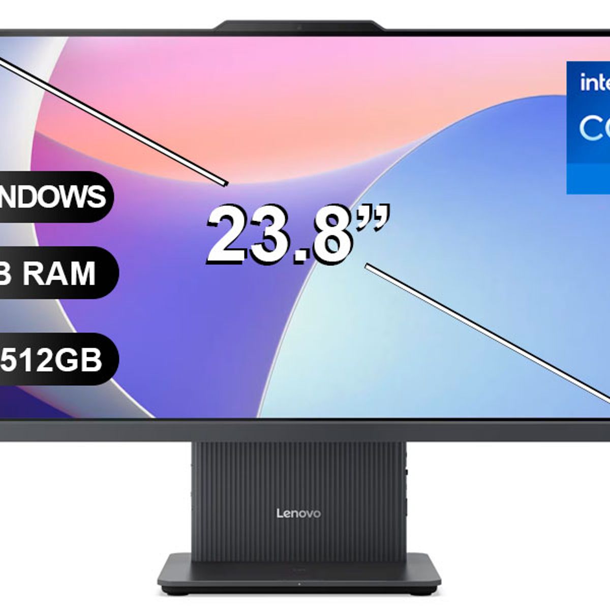 LENOVO - AIO LENOVO IDEACENTRE 24IRH9 I7-13620H 16GB RAM 512GB SSD 23.8 SIN WINDOWS F0HN00MJLD