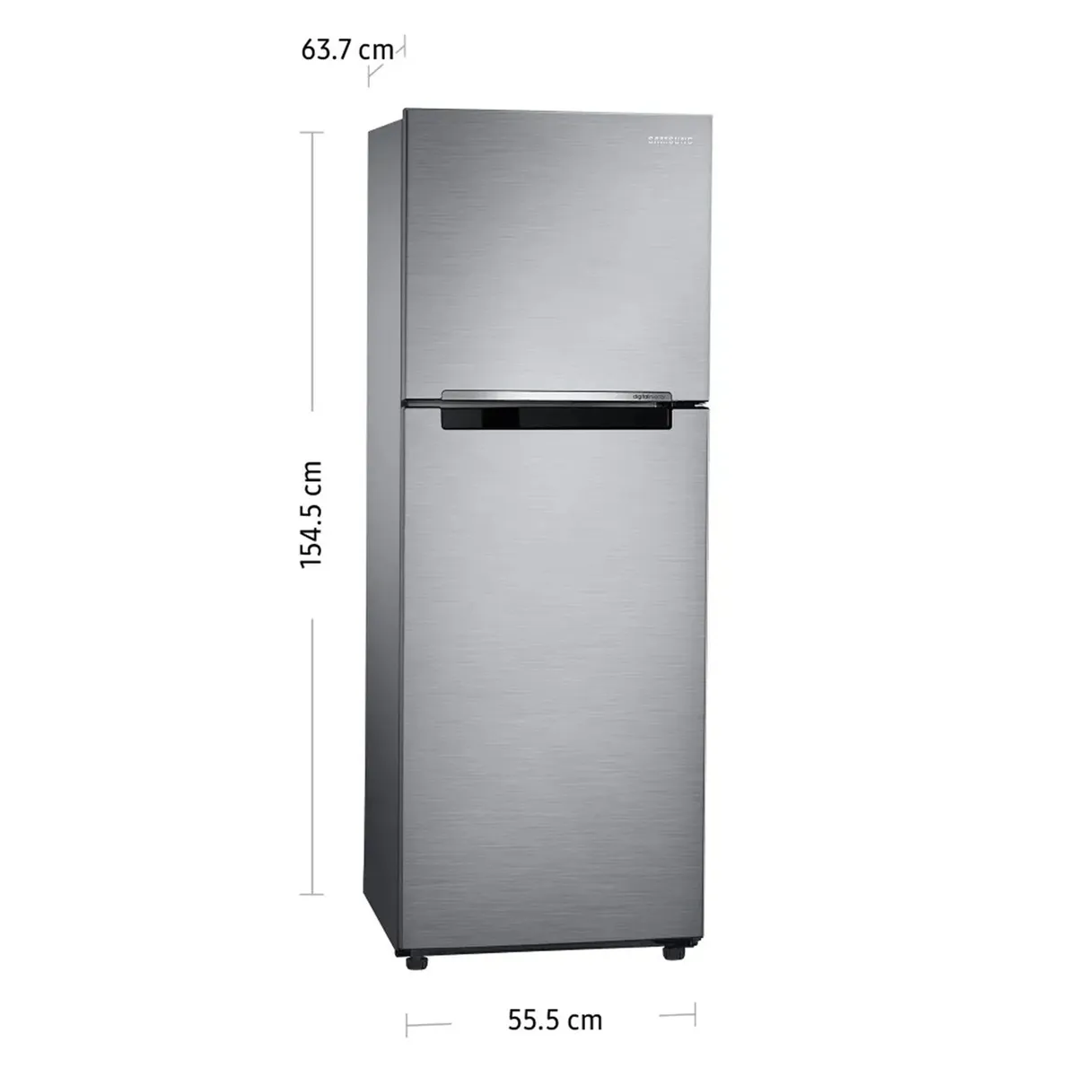 SAMSUNG - Refrigeradora Samsung RT22FARADS8 Top Freezer 234L Plateado