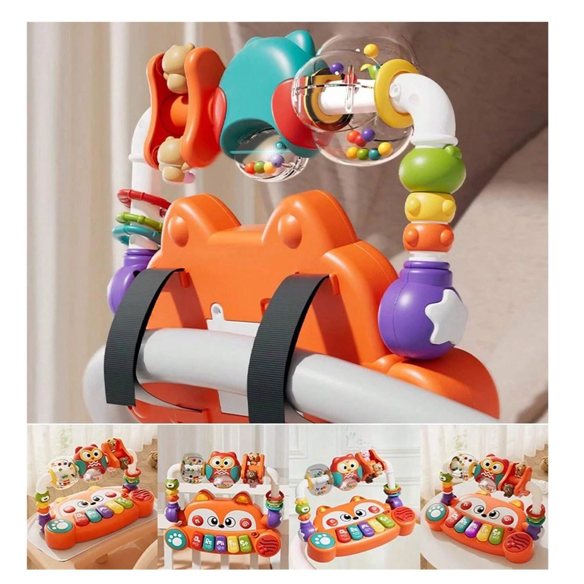 BABY - Piano Multifuncional con Sonidos y Luces