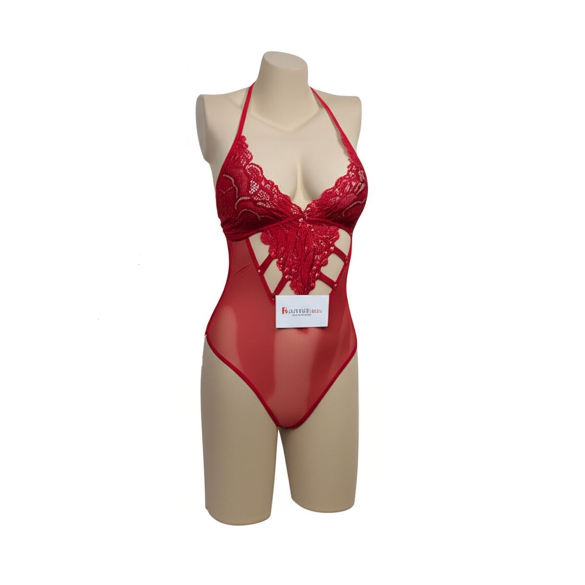 GENERICO - LENCERIA BODYSUIT ROJO VIBRANTE