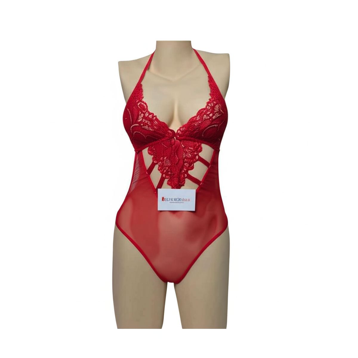 GENERICO - LENCERIA BODYSUIT ROJO VIBRANTE