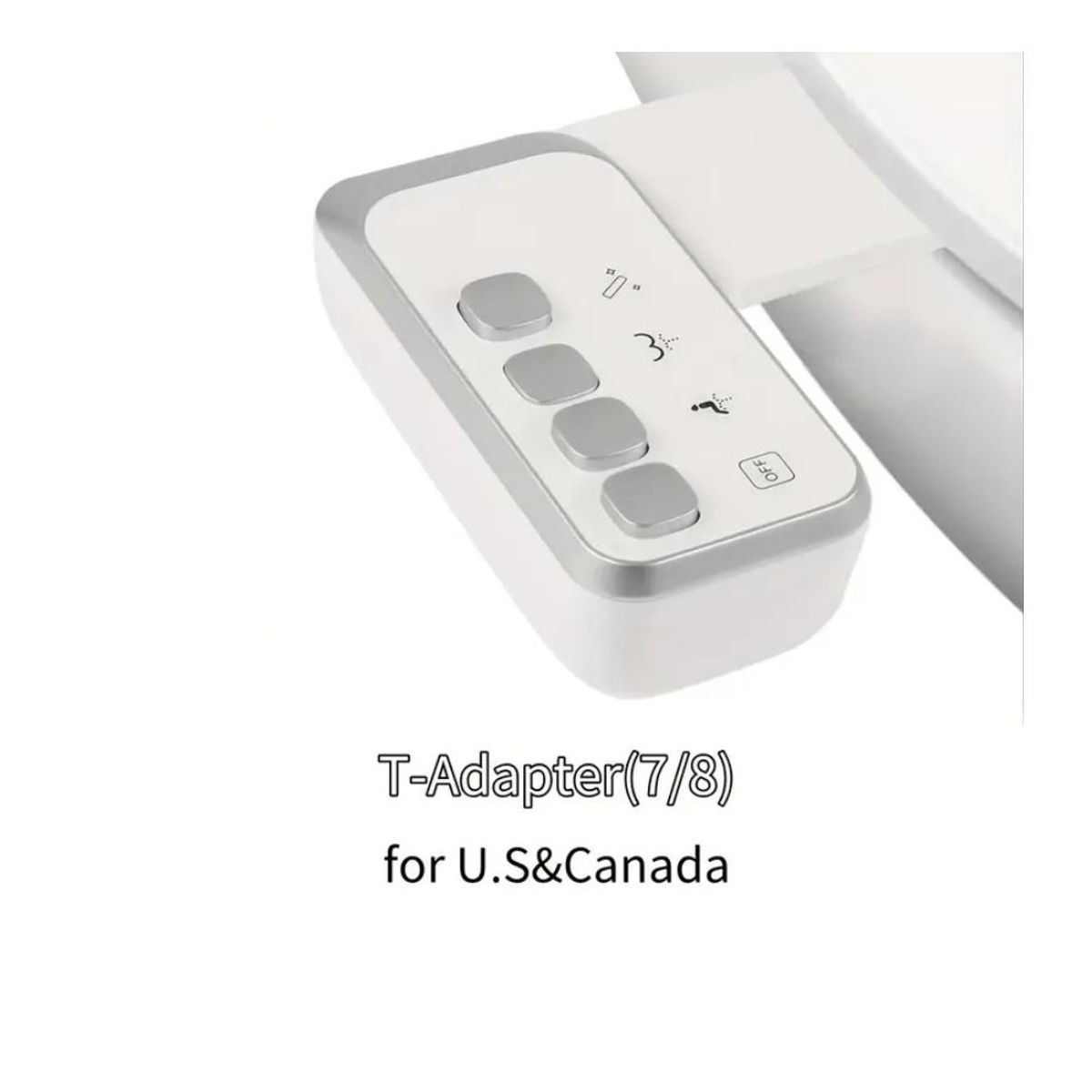 GENERICO - Accesorio bidét ultra delgado no eléctrico