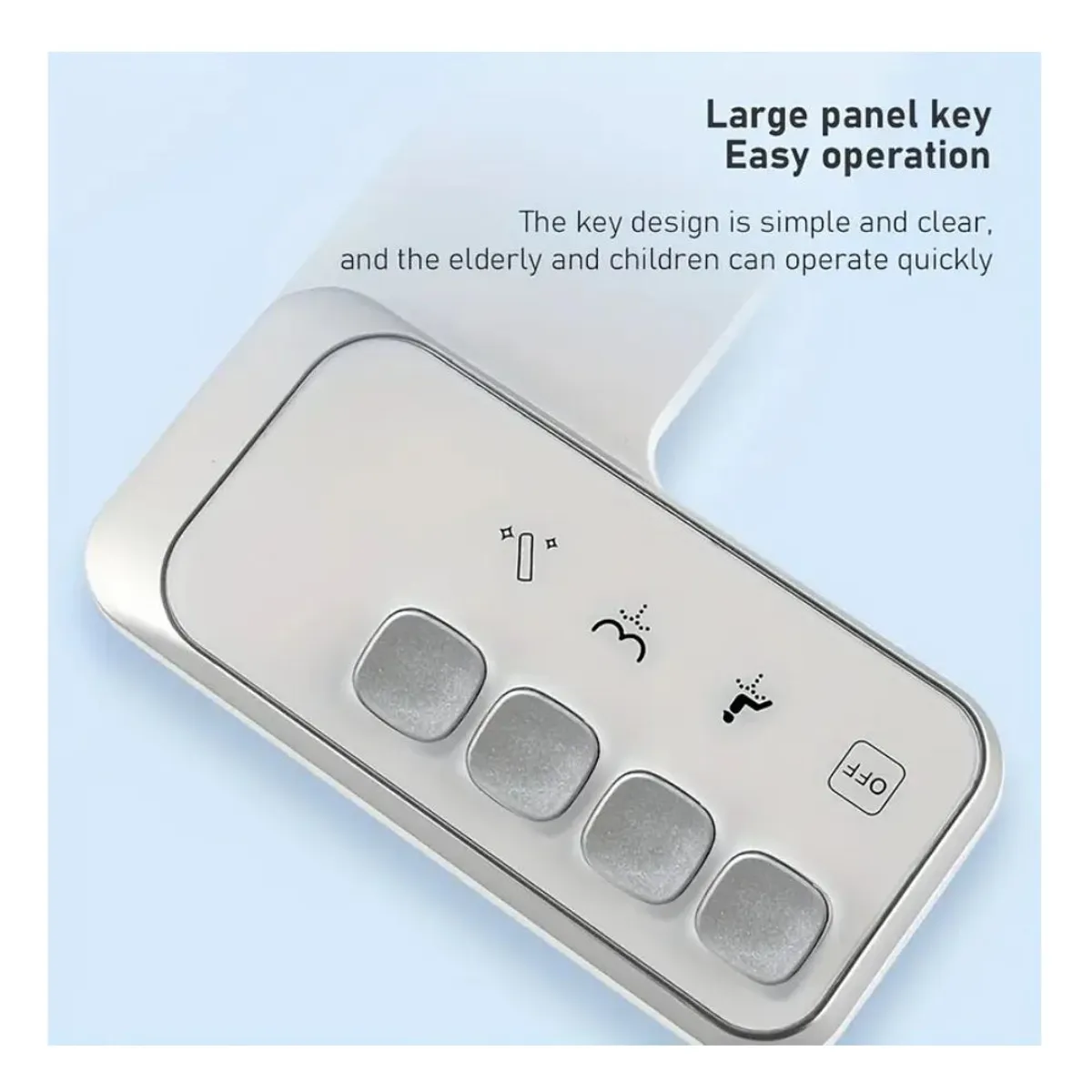 GENERICO - Accesorio bidét ultra delgado no eléctrico