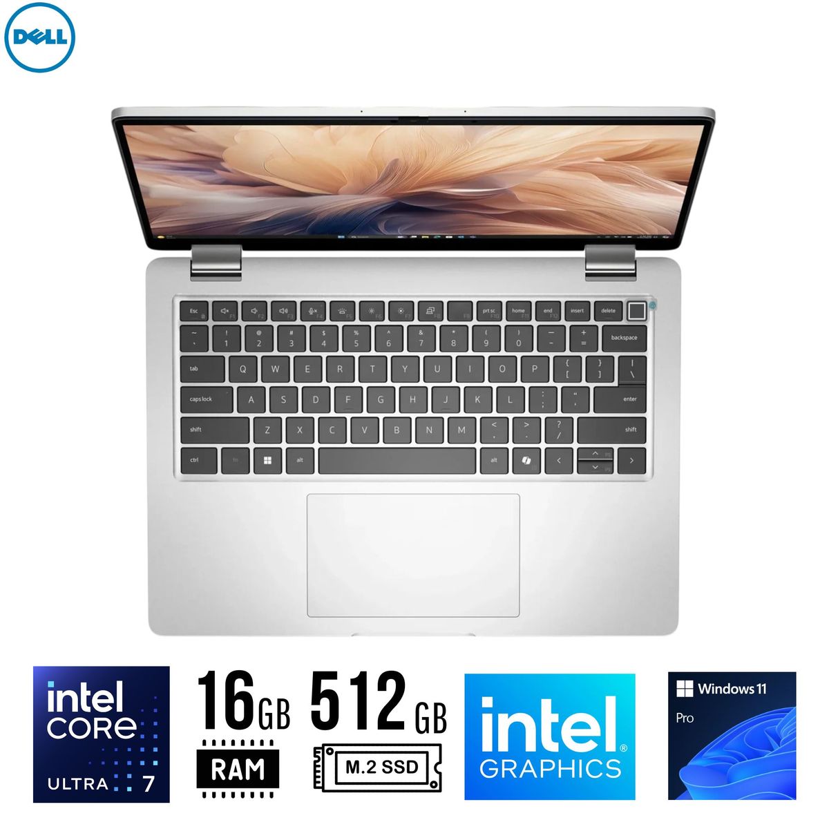 DELL - LAPTOP Dell Pro 14 PC14250 14" FHD Plus Intel Core Ultra 7 255U 16GB 512GB SSD W11 Pro