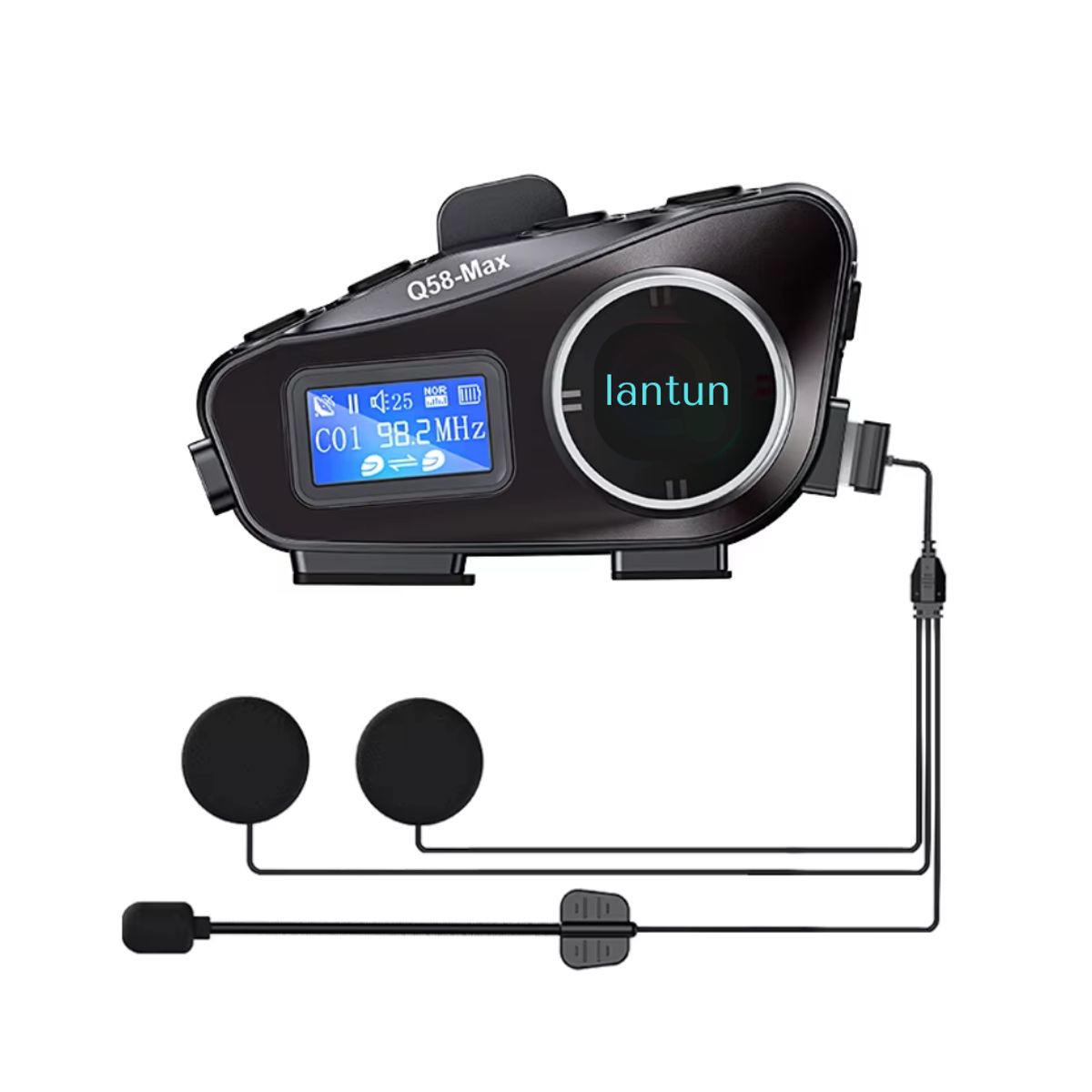 SEISA - Audifono Bluetooth de Casco Intercomunicador para Moto Q58