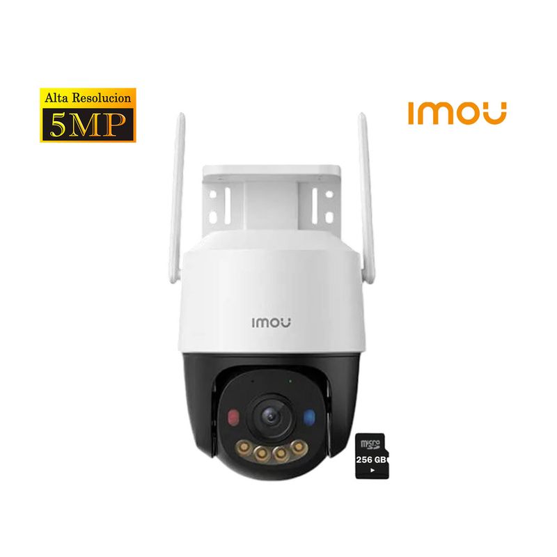 IMOU - Cámara Seguridad IMOU CRUISER SC 5MP Visión Noche Luz disuasiva 256GB