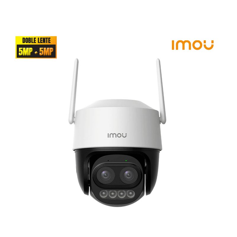 IMOU - Cámara IMOU CRUISER Z 5MP Doble lente 360 VisiónNoche Disuasión activa