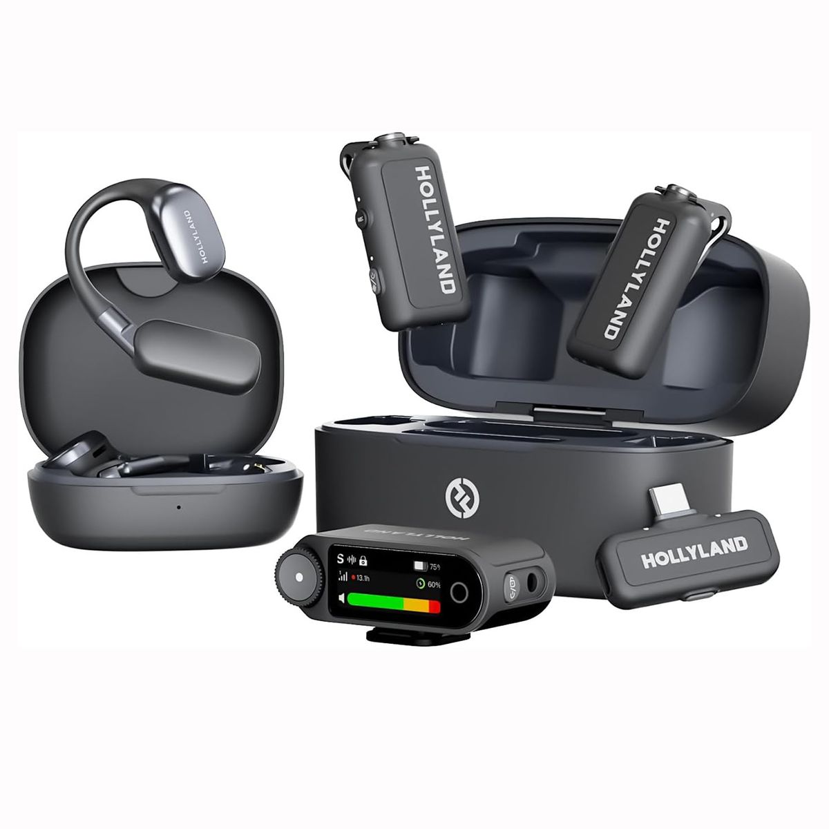 GENERICO - Hollyland Lark Max 2 COMBO Micrófono Inalámbrico Profesional