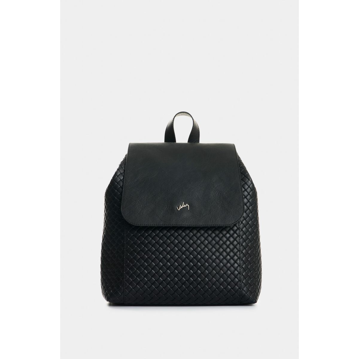 VELEZ - Vélez Mochila De Cuero Grabado Para Mujer Ivory Negro