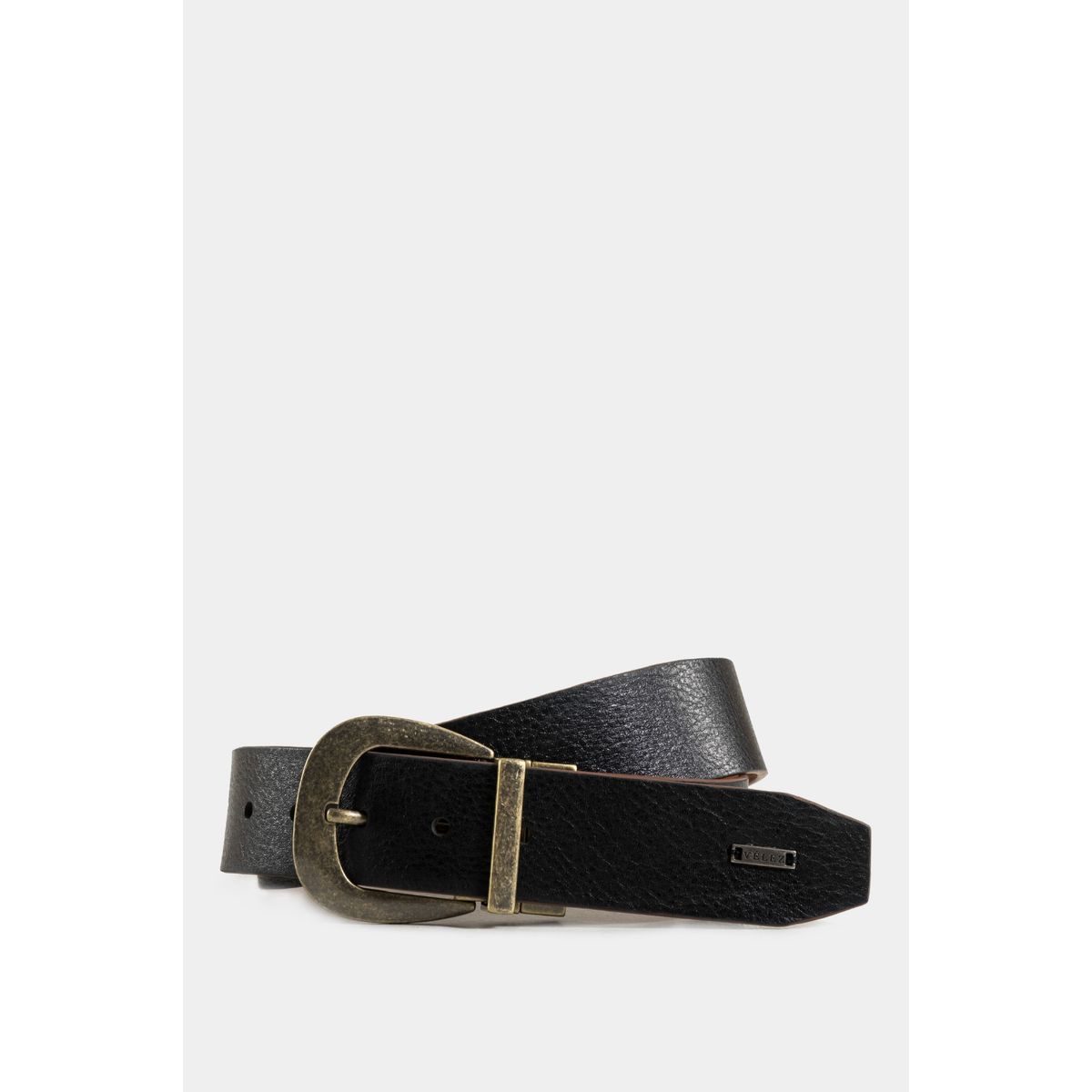 VELEZ - Vélez Correa Reversible Uyuni Cuero Mujer Rústica Negro