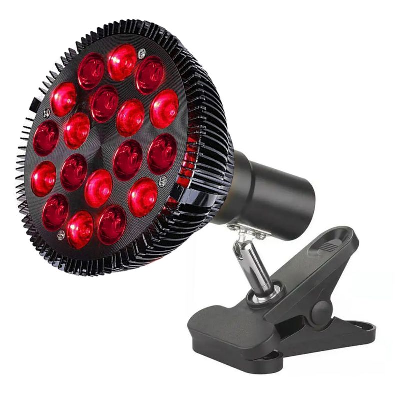 GENERICO - FOCO LED PARA TERAPIA INFRARROJA 18W + CLIP SOCKET E27