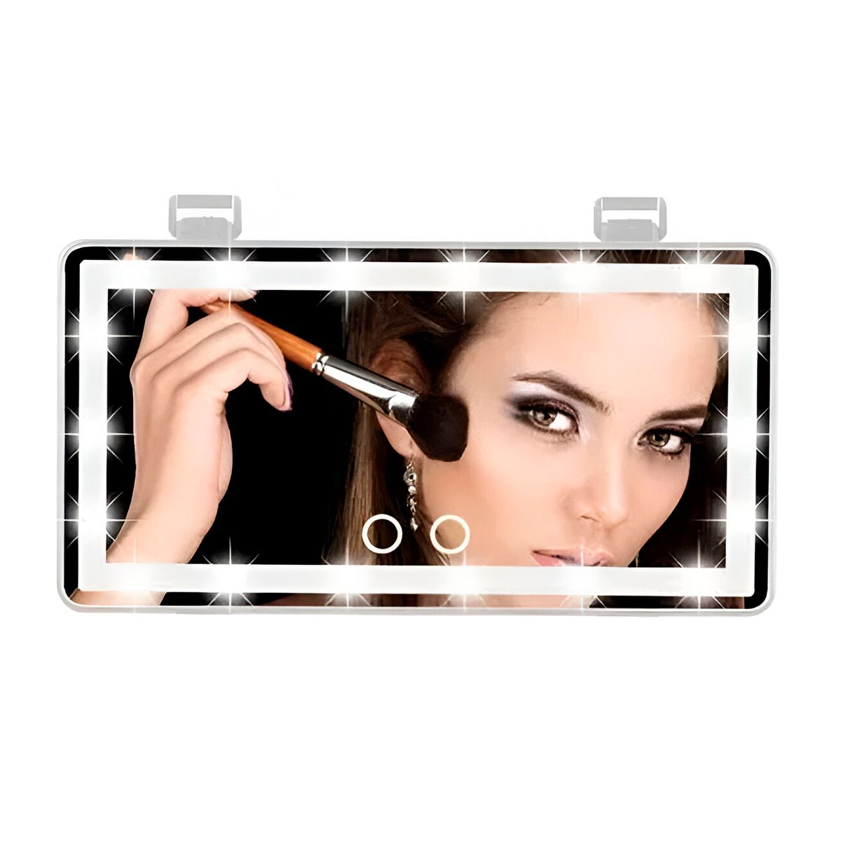 GENERICO - Espejo con Luz Led Táctil Recargable para el Auto