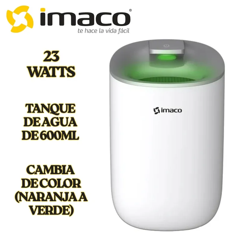 IMACO - Deshumedecedor Imaco DHM200 Tanque 600ml Ideal CLOSET