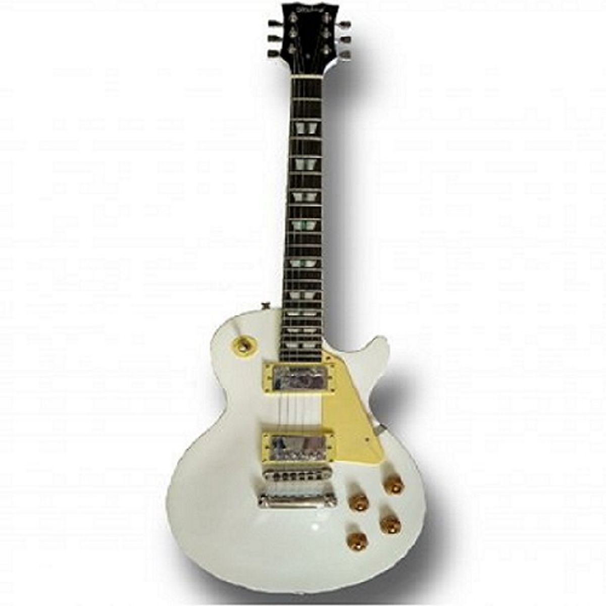 GENERICO - Pack de Guitarra Eléctrica Les Paul String Blanco
