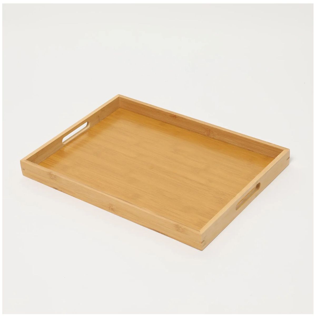 INSPIRA MARKET - Fuente Bandeja Transportador de Alimentos Bambú Elegante