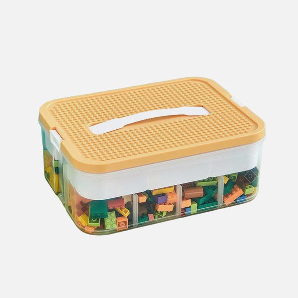 PIA COPELLO STORE - Caja Organizadora con Compartimento Interior - Celeste