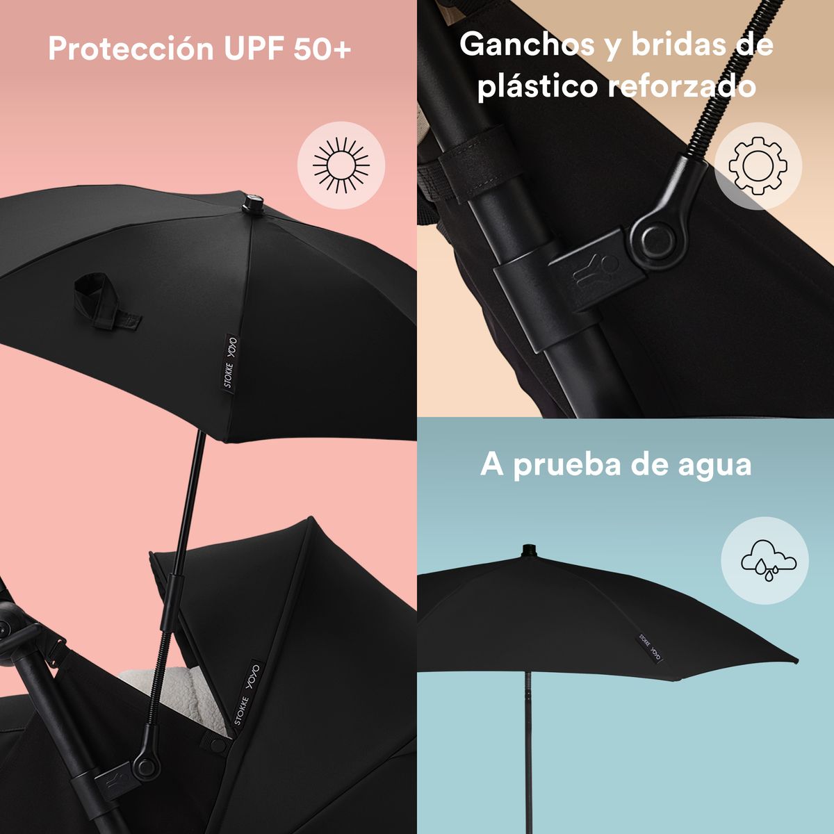 STOKKE - SOMBRILLA PARA COCHE STOKKE YOYO²  YOYO³