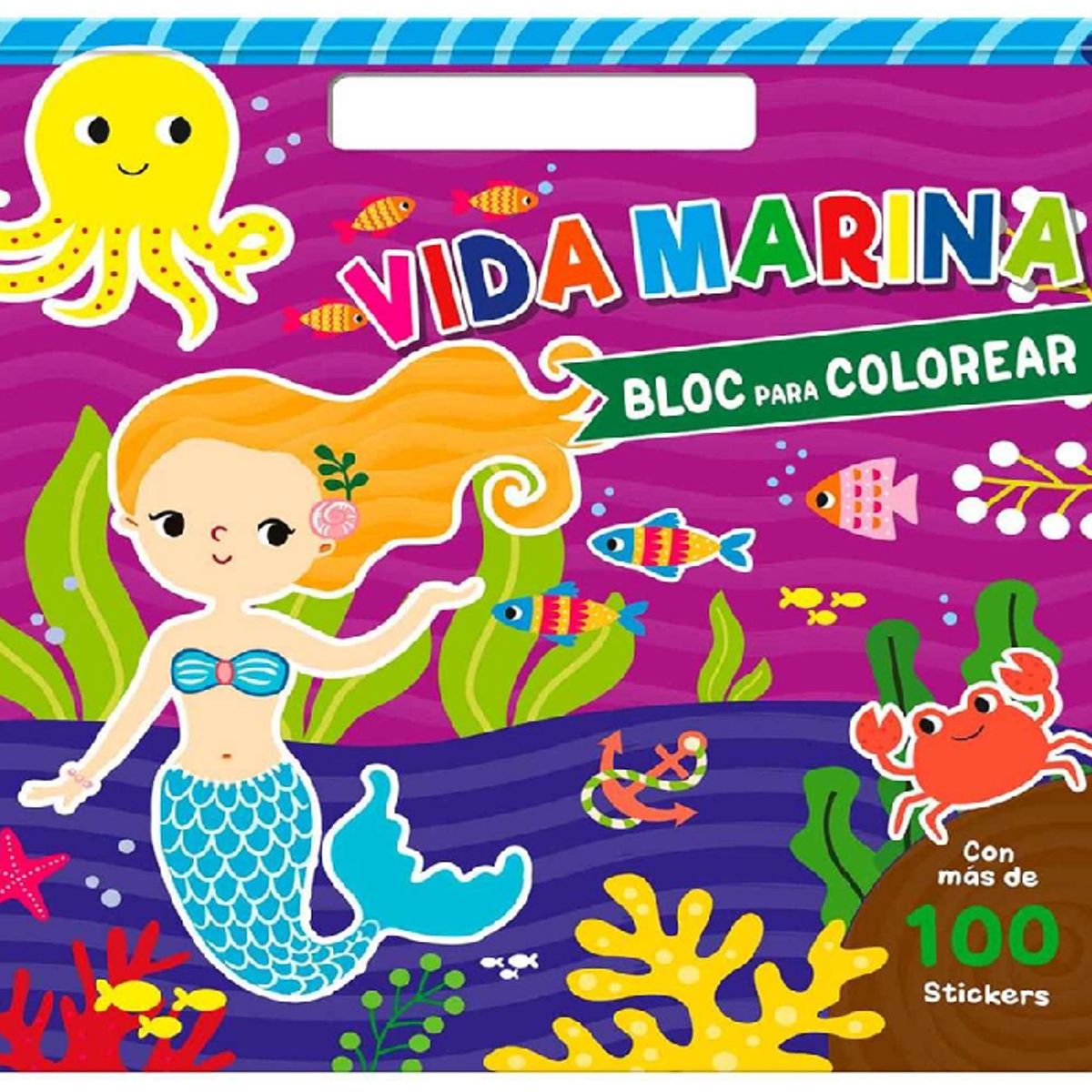 GENERICO - Vida Marina Bloc para Colorear