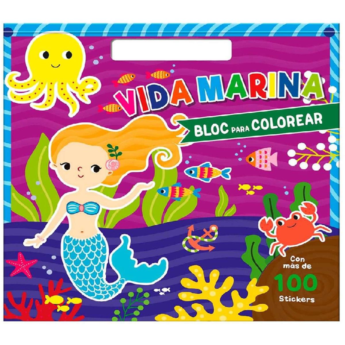 GENERICO - Vida Marina Bloc para Colorear