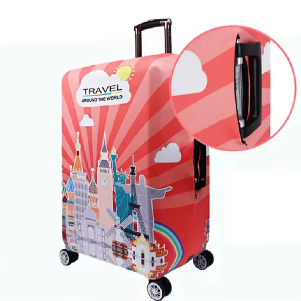 GENERICO - FUNDA PROTECTORA PARA MALETA ANTIRAYAS E IMPERMEABLE-TALLA M