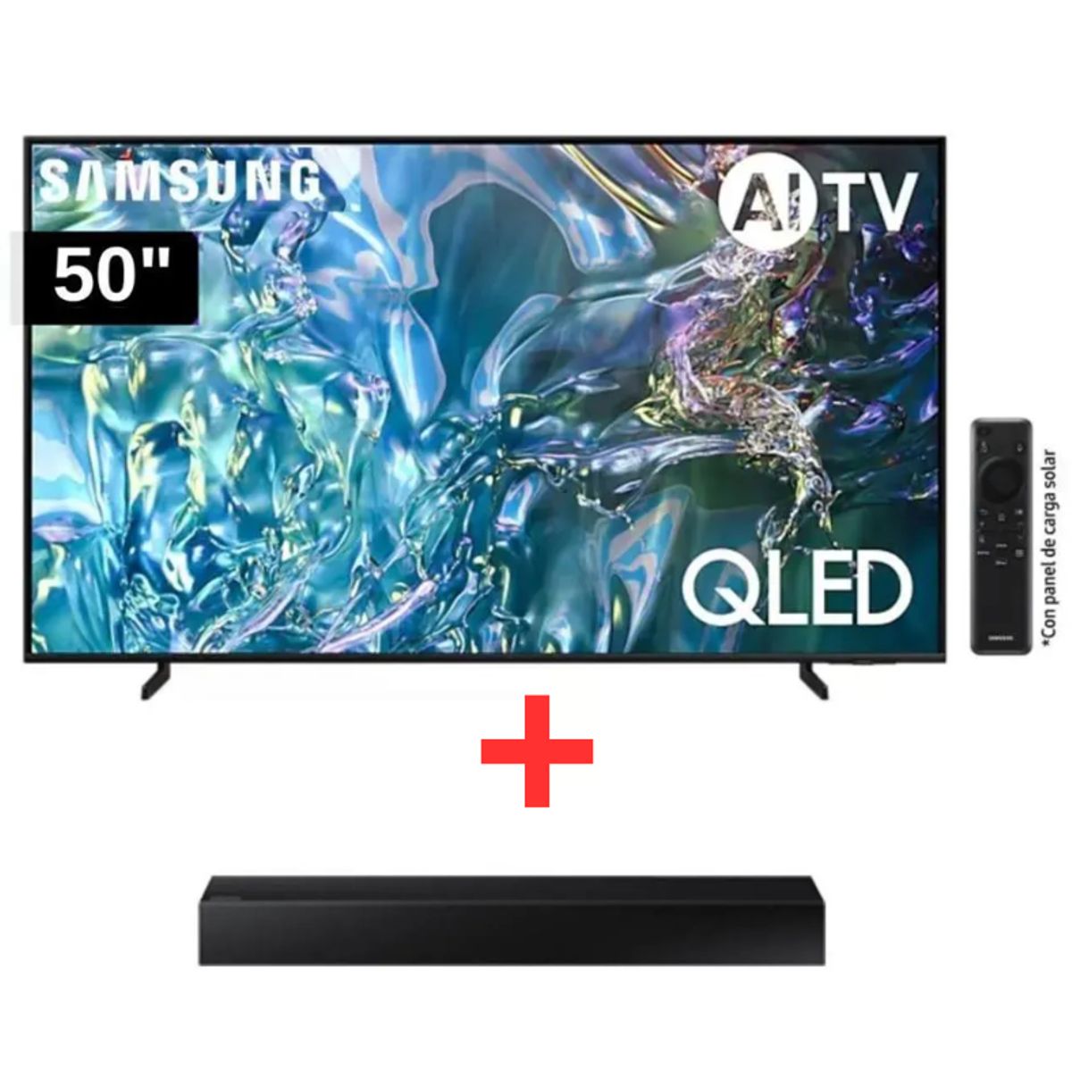 SAMSUNG - TELEVISOR SAMSUNG 50” QN50Q60DAG 4K QLED SMART + Soundbar Samsung