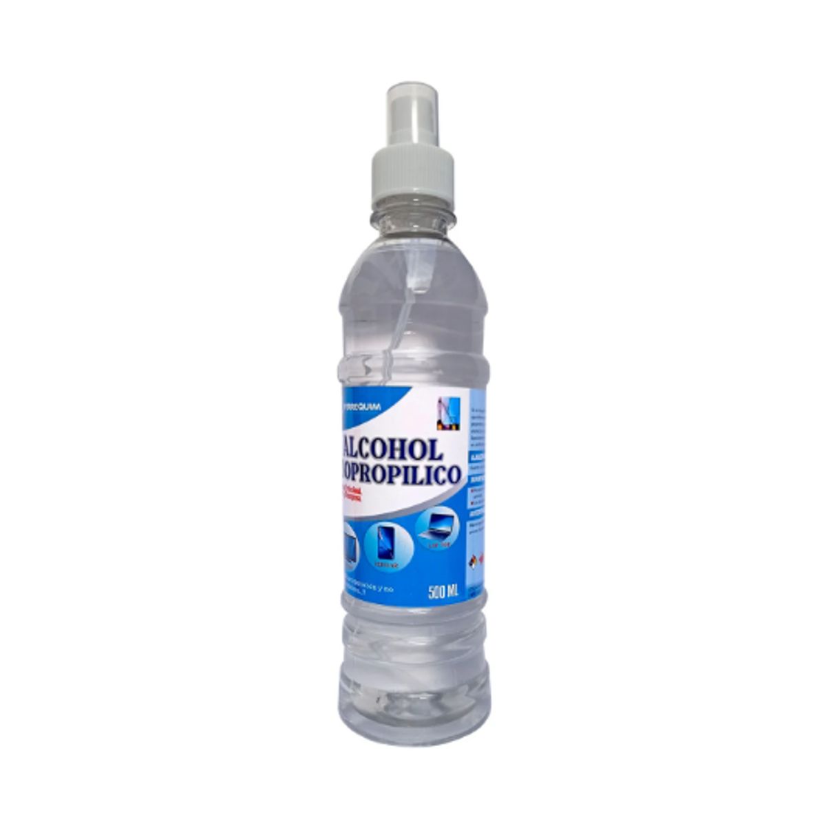 GENERICO - Alcohol Isopropílico 99% de concentración 500ml con Atomizador