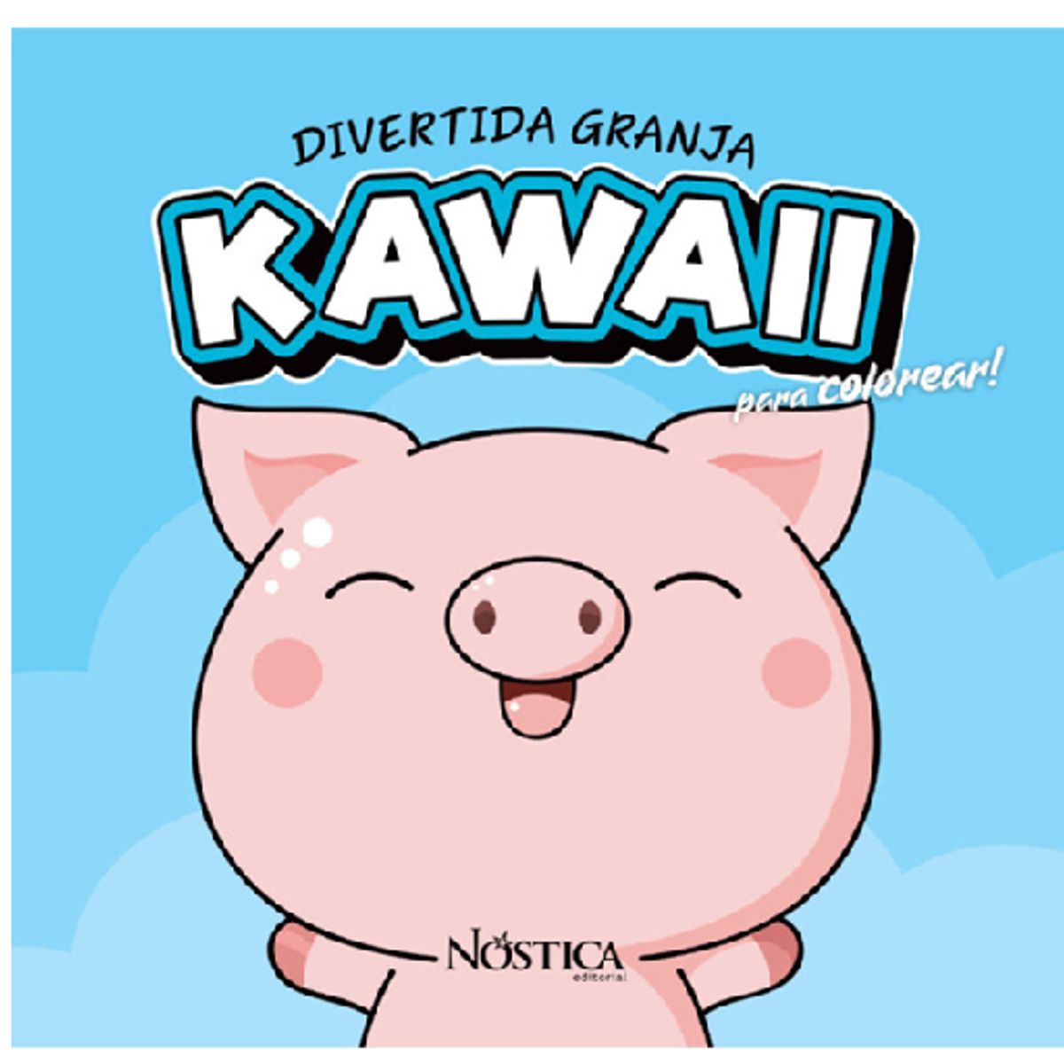 GENERICO - Pack x 2 libros para colorear Kawaii Niños
