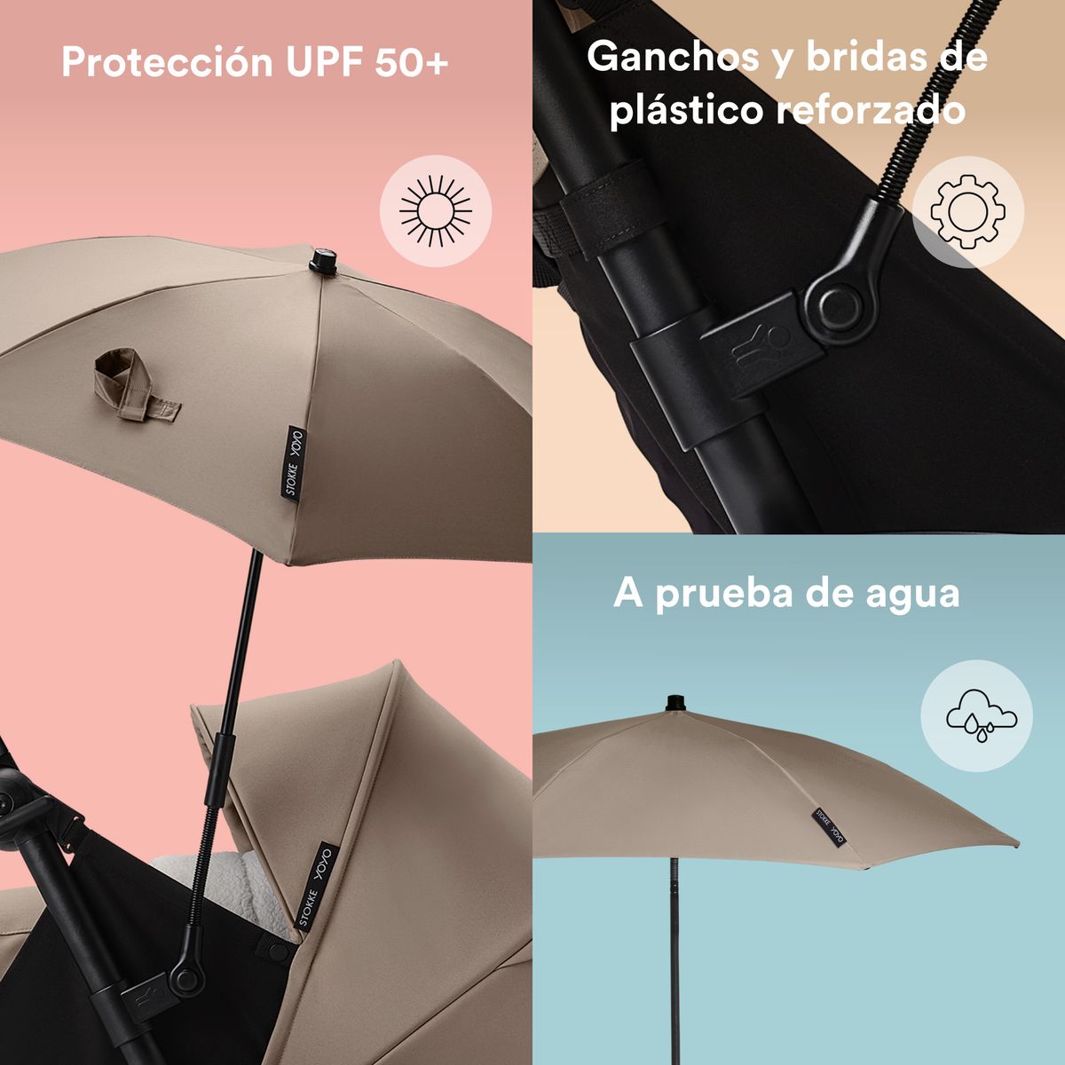 STOKKE - SOMBRILLA PARA COCHE STOKKE YOYO²  YOYO³