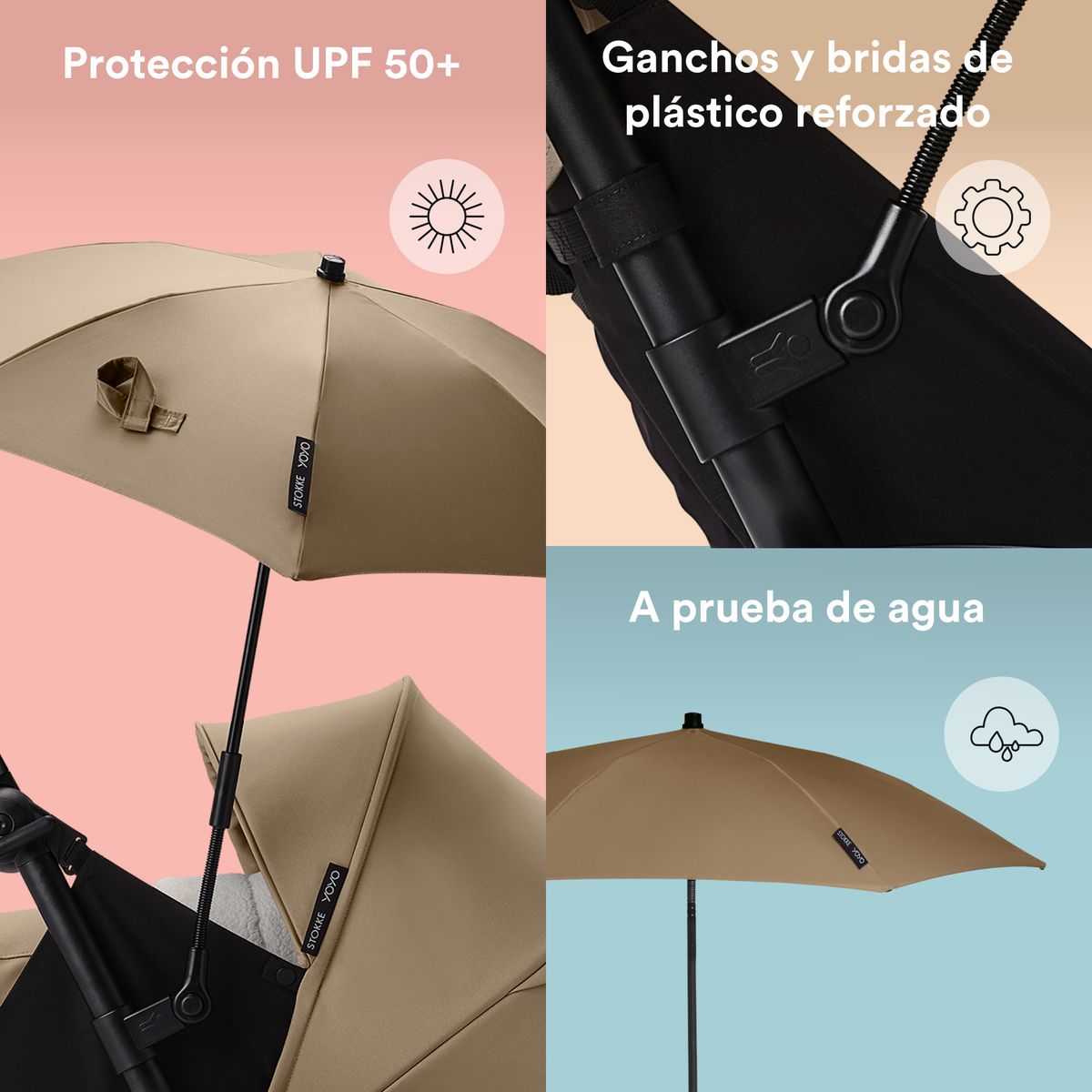 STOKKE - SOMBRILLA PARA COCHE STOKKE YOYO²  YOYO³
