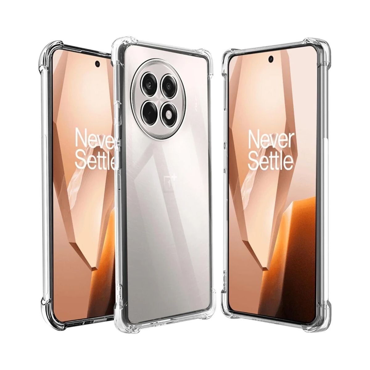 GENERICO - Case Funda Protector ONE PLUS 13R - TRANSPARENTE ANTI IMPACTO