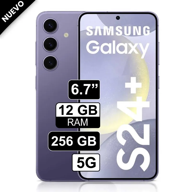 SAMSUNG - Celular Samsung Galaxy S24 Plus 256GB 12GB RAM Violeta