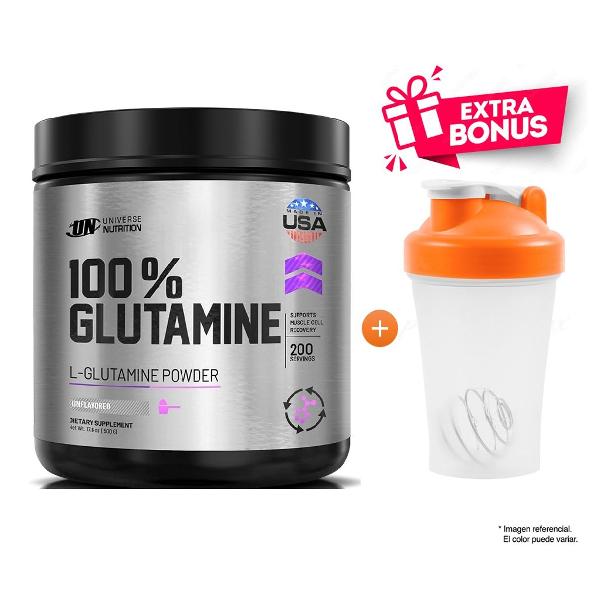 UNIVERSE NUTRITION - Glutabolic America UN Nutrition 500 gramos