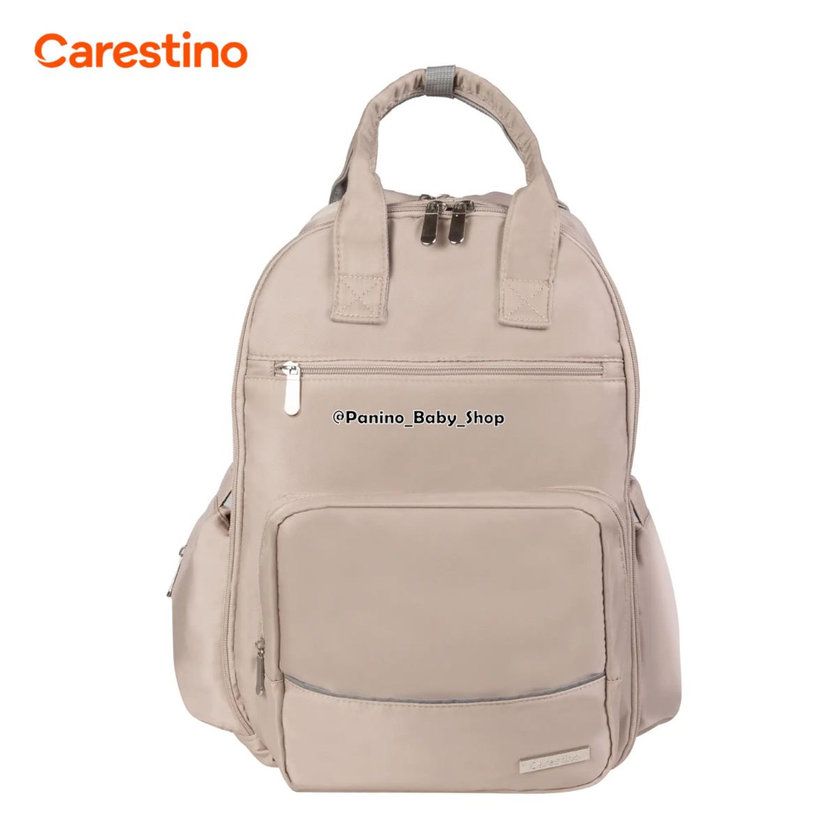 CARESTINO - Bolso Pañalera Térmica CARESTINO -PRAGA V2- Greige