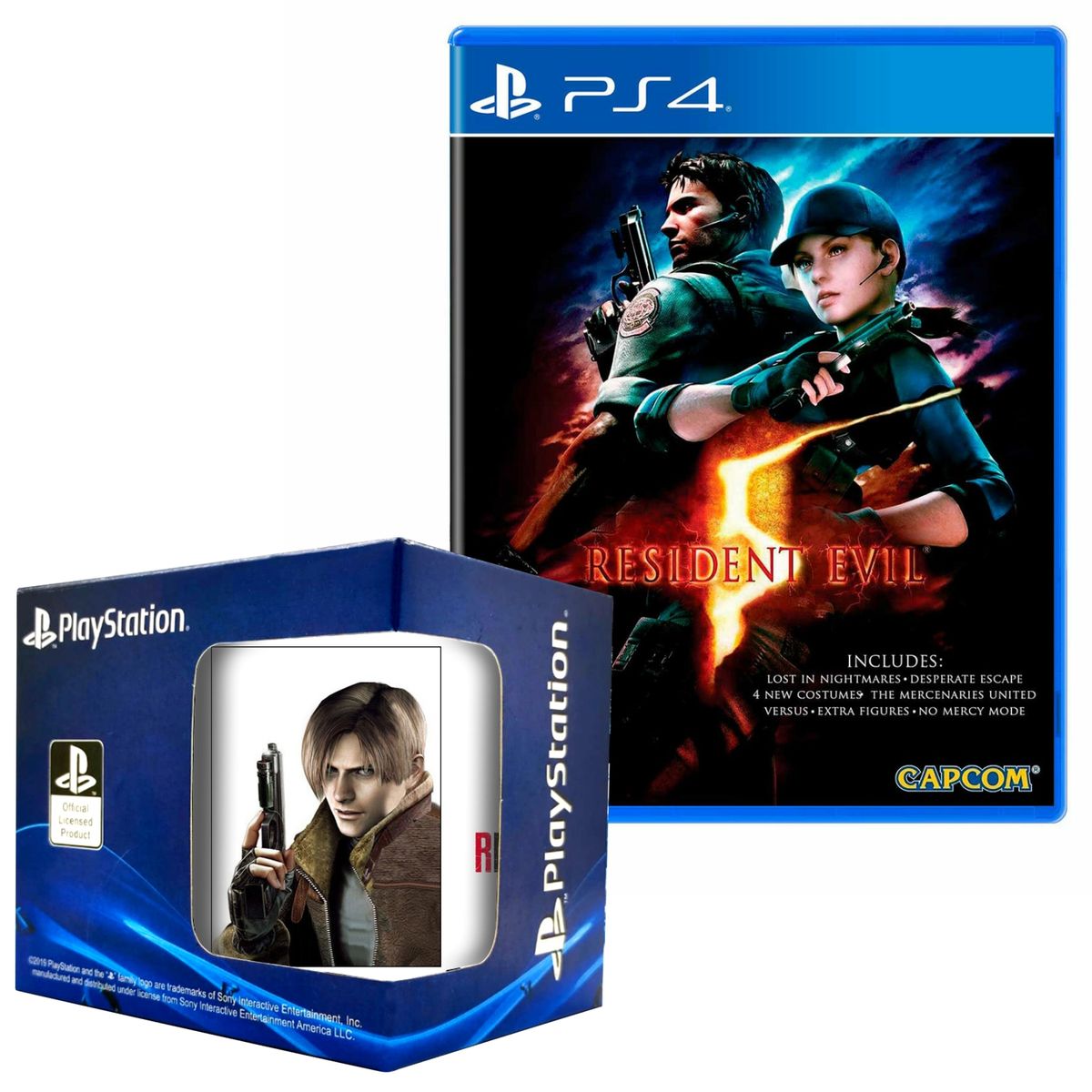 SONY - Resident Evil 5 PlayStation 4 y Taza