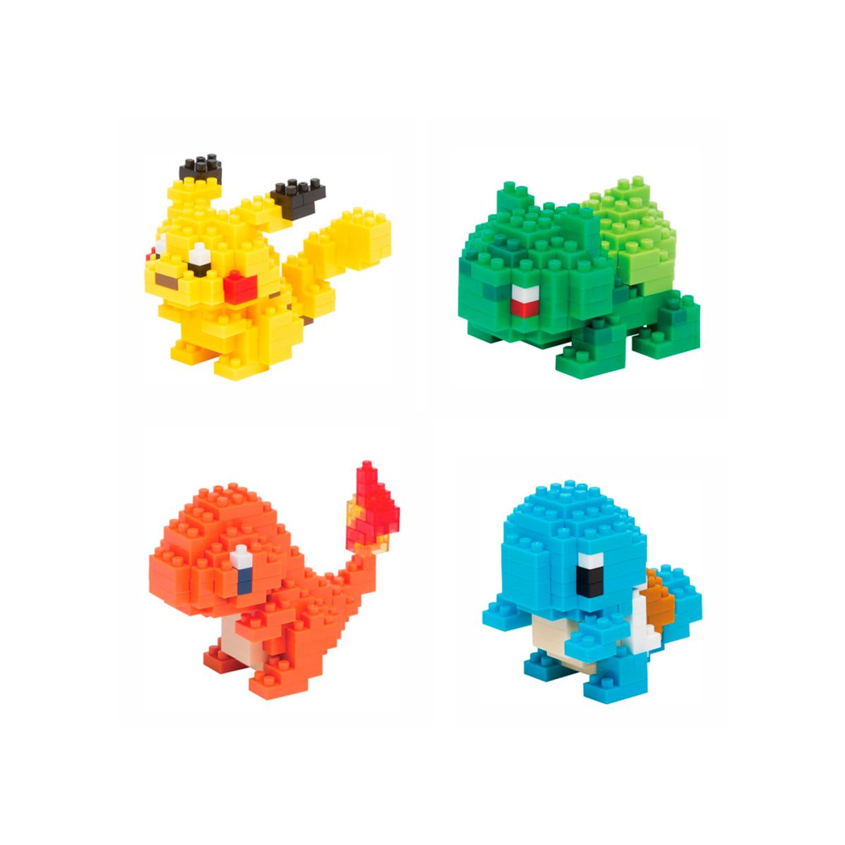 POKEMON - Pokemon Nanoblock Set Iniciales Kanto