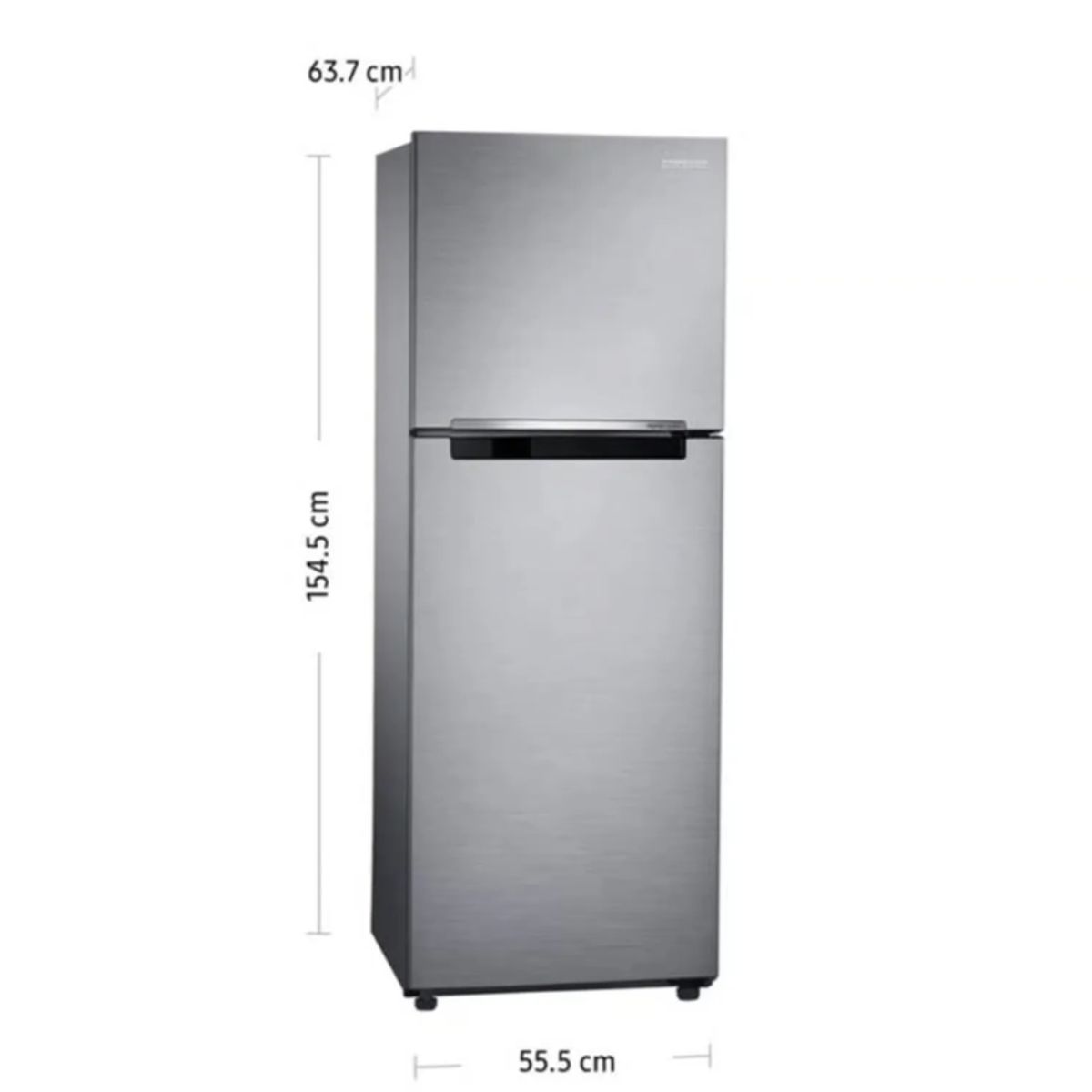 SAMSUNG - Refrigeradora Samsung Top Freezer 234 L. Plateado RT22FARADS8